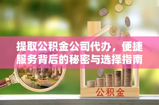 二林提取公积金公司代办，便捷服务背后的秘密与选择指南