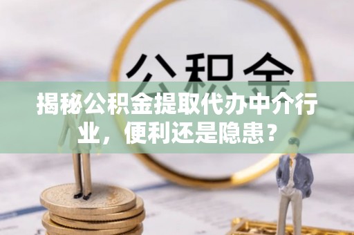 二林揭秘公积金提取代办中介行业，便利还是隐患？