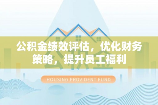 二林公积金绩效评估，优化财务策略，提升员工福利