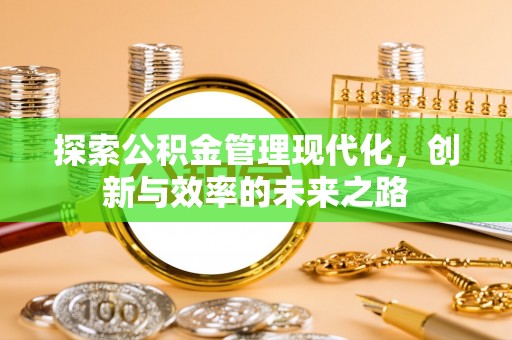 二林探索公积金管理现代化，创新与效率的未来之路