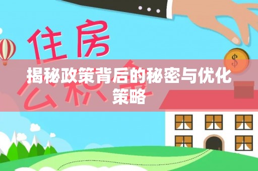 二林揭秘政策背后的秘密与优化策略