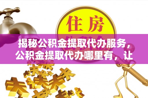 二林揭秘公积金提取代办服务，公积金提取代办哪里有，让你省时省心的解决方案