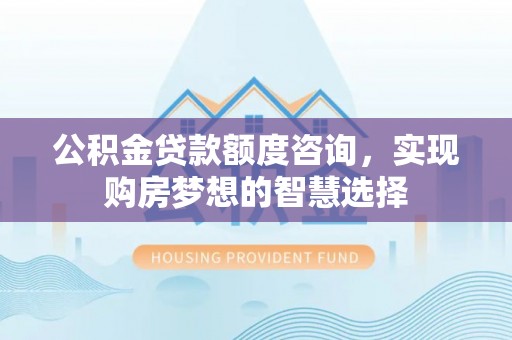 二林公积金贷款额度咨询，实现购房梦想的智慧选择