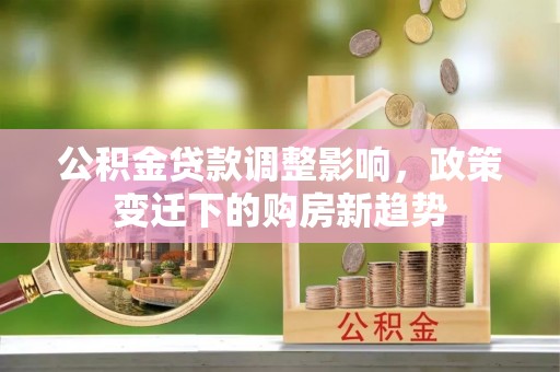 二林公积金贷款调整影响，政策变迁下的购房新趋势