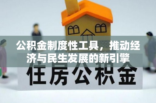 二林公积金制度性工具，推动经济与民生发展的新引擎