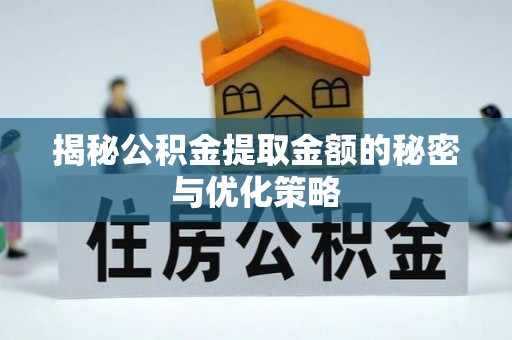 二林揭秘公积金提取金额的秘密与优化策略