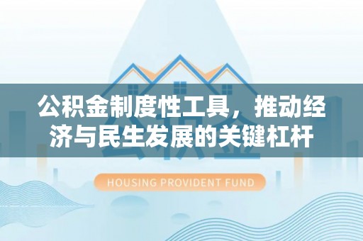 二林公积金制度性工具，推动经济与民生发展的关键杠杆