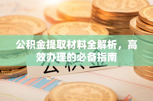二林公积金提取材料全解析，高效办理的必备指南