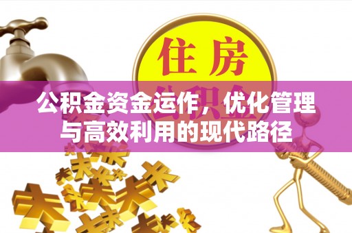 二林公积金资金运作，优化管理与高效利用的现代路径