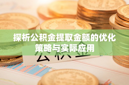 二林探析公积金提取金额的优化策略与实际应用