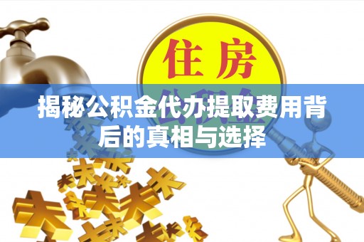 二林揭秘公积金代办提取费用背后的真相与选择