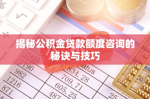 二林揭秘公积金贷款额度咨询的秘诀与技巧