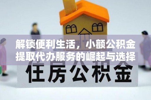 二林解锁便利生活，小额公积金提取代办服务的崛起与选择