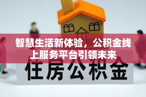二林智慧生活新体验，公积金线上服务平台引领未来