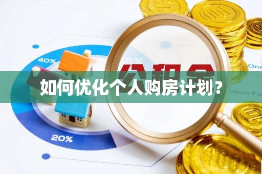 二林如何优化个人购房计划？