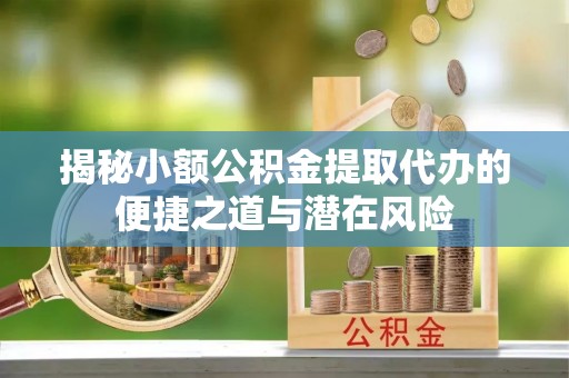 二林揭秘小额公积金提取代办的便捷之道与潜在风险