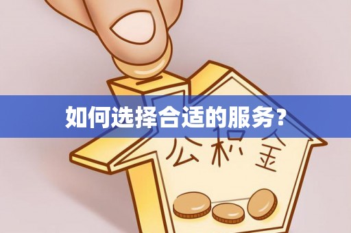 二林如何选择合适的服务？