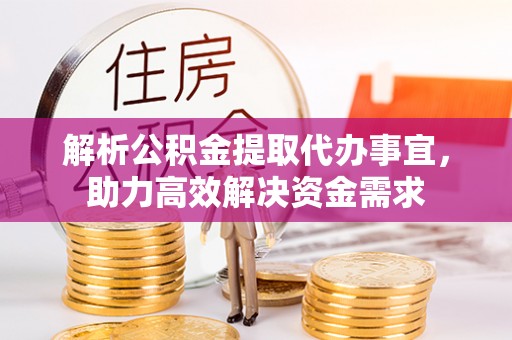 二林解析公积金提取代办事宜，助力高效解决资金需求