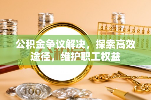 二林公积金争议解决，探索高效途径，维护职工权益