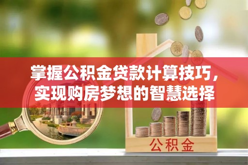 二林掌握公积金贷款计算技巧，实现购房梦想的智慧选择