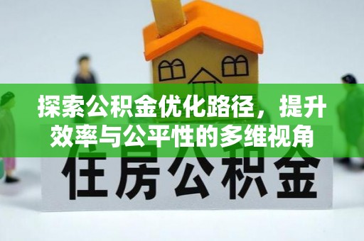 二林探索公积金优化路径，提升效率与公平性的多维视角