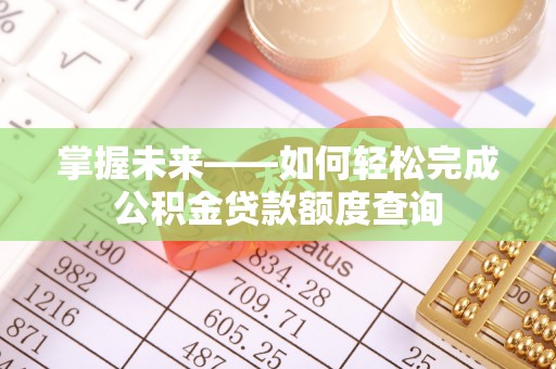 二林掌握未来——如何轻松完成公积金贷款额度查询