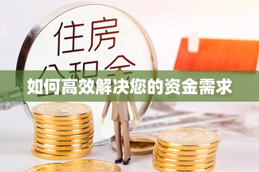 二林如何高效解决您的资金需求