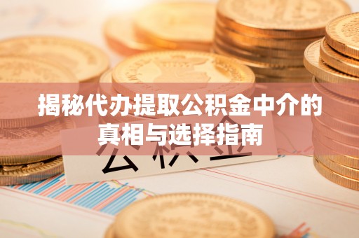二林揭秘代办提取公积金中介的真相与选择指南