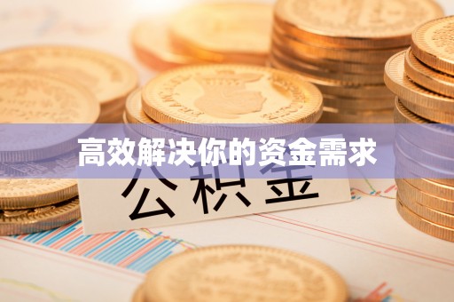 二林高效解决你的资金需求